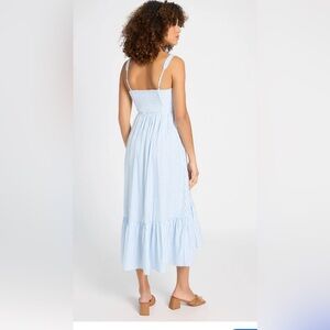 Striped Sweetheart Maxi Dress Skies Are Blue Size S